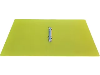 ringmap, voor ft A4, uit PP, 2 ringen van 25mm, transparant gee - 3