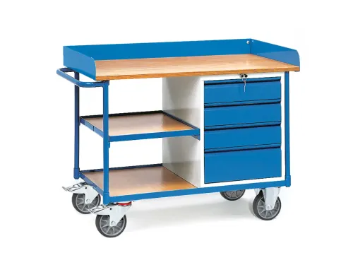 Werkplaatswagens Met Werkblad 2437 400kg 1120x650mm Ral5007