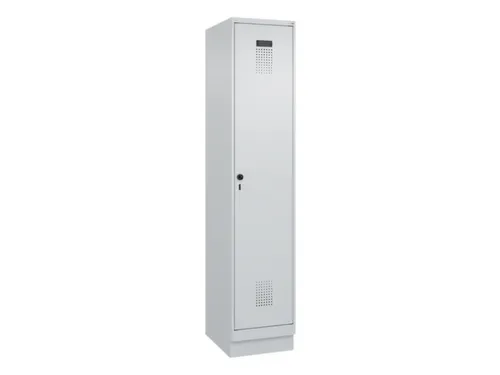 locker,HxBxD 1950x400x500mm,1vak,vak B 400mm,draaigrendel,sokkel