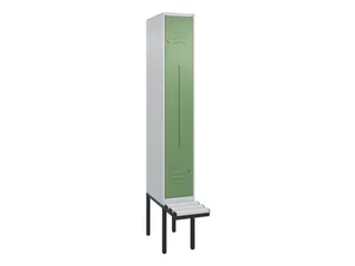 Z-garderobekast,HxBxD 2120x300x815mm,2vak,vak B 300mm,cil.-slot - 1