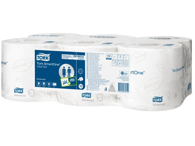 Tork Smartone 472242 Toiletrol 2-laags T8 1150 vel Wit