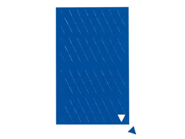 Symboles magnétiques Triangle 1x1cm 180 pièces Bleu