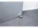 Deurstopper Kangaro metaal, laag, chroom, 1250 gram, afmeting: Ø10x4,
