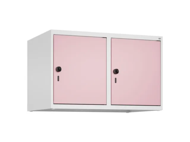 opzetkast,v. locker,2vak.,vak B 400mm,HxBxD 500x800x500mm,draaigrendel