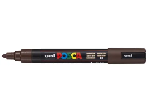 Paintmarker Uni POSCA PC5M medium donkerbruin