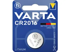 Batterij Varta knoopcel CR2016 lithium blister à 1stuk