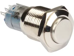 Hoge Ronde Metalen Schakelaar Spdt 1NO 1NC