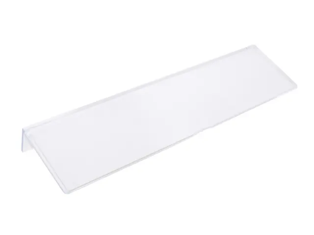 etiket m. etiketbeschermer,v. Stellingbak HxB 82x300-500mm