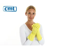 CMT Huidhoudhandschoenen Food Approved Geel Maat XL