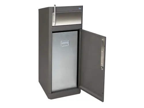 afvalbak,80l,HxBxD 1060x420x420mm,brandbeveiligingsklasse A1