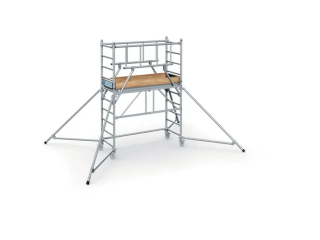 klapsteiger,platform H 1,55m,BxD 1800x600mm,steiger H 2,65m