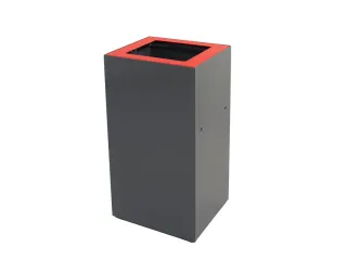 V-Part Top voor Modulaire Afvalbak 85 en 90 L Rood - 3