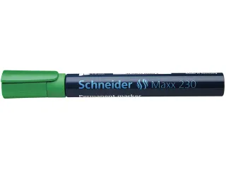 Marker Schneider Maxx 230 permanent ronde punt groen - 1