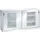 venster-schuifdeurkast 1000x2000x580mm 4xStalen bodem RAL7035
