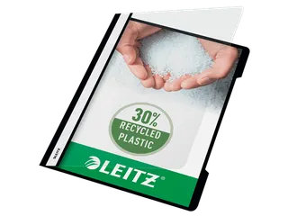 Snelhechter Leitz 4191 Standaard A4 zwart 30% gerecycled plastic - 2