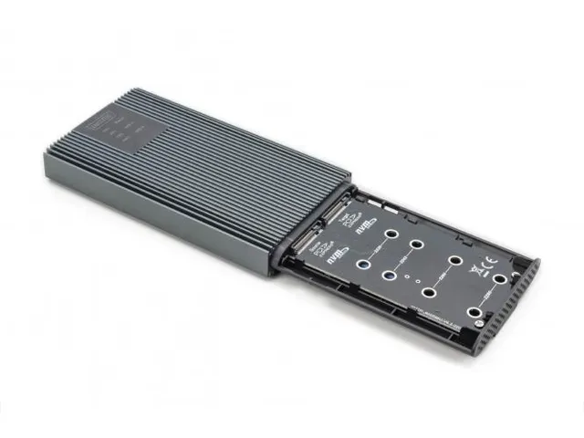 NVMe-kloonstation NVMe 20Gbits USB 3.2 Gen2 aluminium gereedschapsvrij