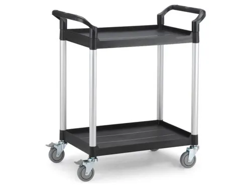 etagewagen,draagverm. 180kg,2xkunststof plaat,laadvl. LxB 793x510mm
