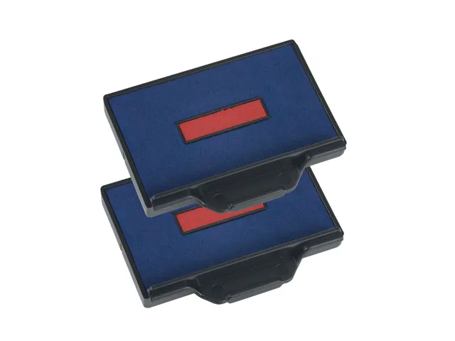Stempelkussen Trodat Professional 6/56/2 2 stuks blauw en rood