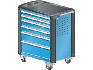werkplaatswagen,HxBxD 928x894x525mm,lade binnen B x D 612x 459mm - 1