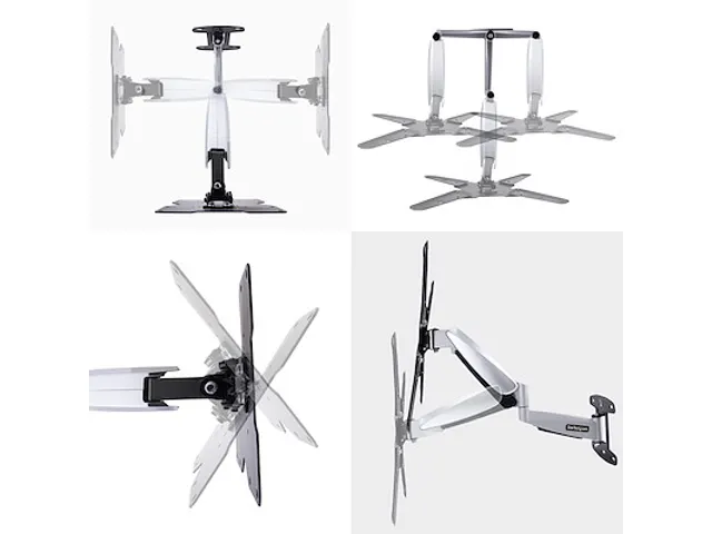 Muurbeugel Full Motion TV 23-55 Inch Zwart