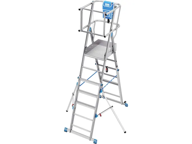 Echelle à plate-forme télescopique 150x500x600mm 1x5-9