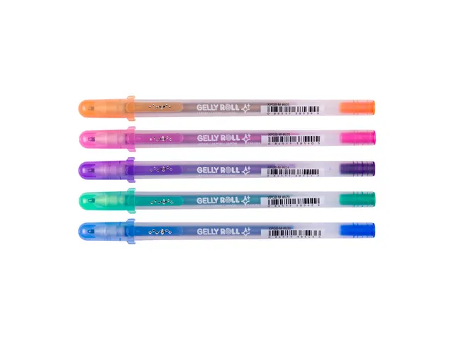 Gelschrijver Sakura Gelly Roll 0.7mm Silver Shadow 5 stuks