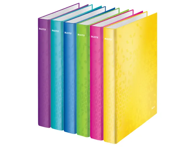 Ringband Leitz Wow 4241 2 rings D-mech 25mm A4 Roze