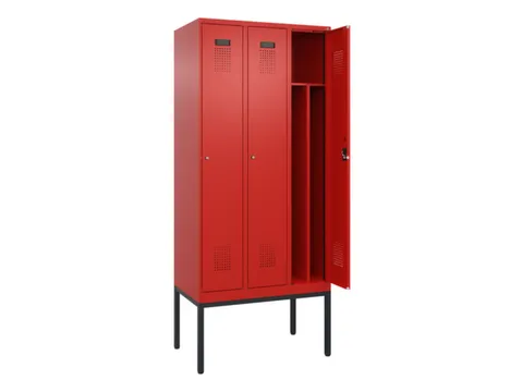 locker voor scheiding van kleding,HxBxD 2120x900x500mm,3vak