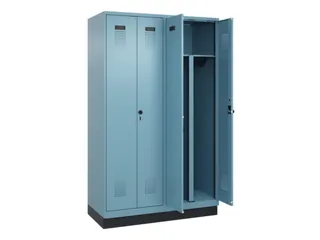 PBM-locker,HxBxD 1950x1200x500mm,4vak,vak B 300mm,draaigrendel - 1
