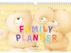 Familiekalender 2027 Forever Friends A4 internationaal