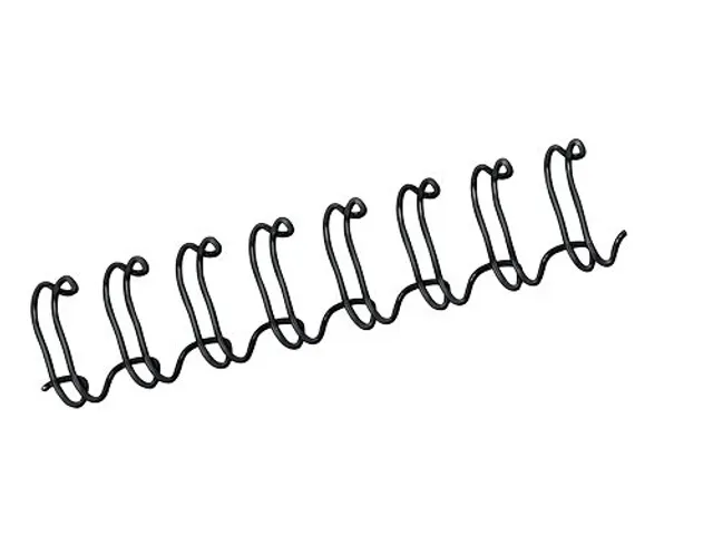 Anneaux de reliure Fellowes 10mm métal 34 anneaux A4 noir 100 pièces