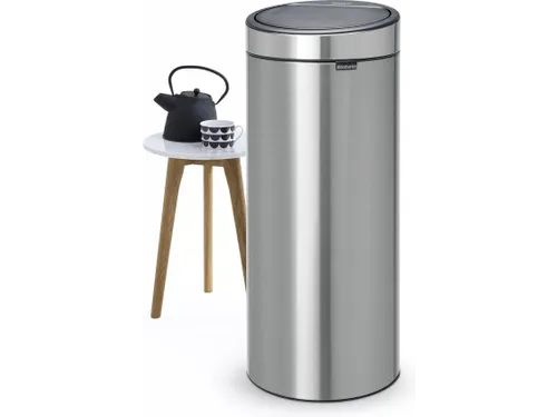 Touch bin New 30 Liter Prullenbak Mat Staal