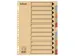 Tabbladen Esselte Premium A4 12-delig karton 23-rings assorti