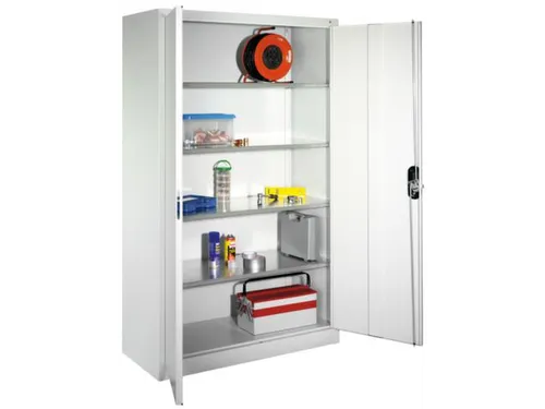 Universele Kast Hxbxd 1950X1200X400Mm 4Legborden Ral7035