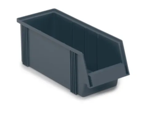 magazijnbak,HxBxD 156x186x500mm,9,6l,PP,grijs