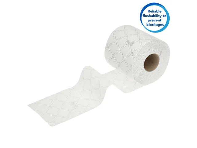 Toiletpapier Scott Essential 2-laags 350 vel wit 8519