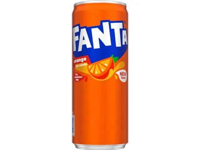 Fanta Orange Frisdrank sleek blik 25cl 24 stuks