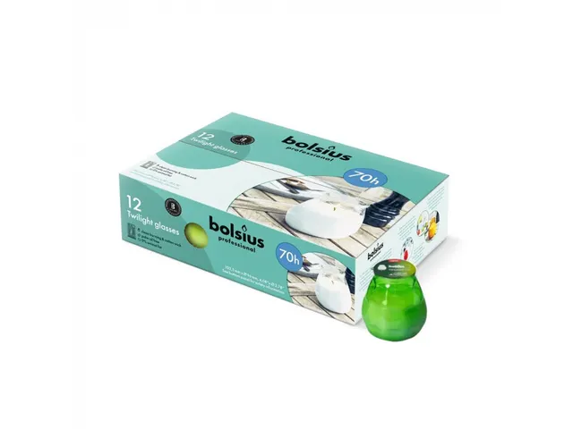 Bolsius Professional Twilight Lime groen Horeca kaars 12 stuks