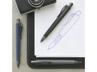 Balpen Faber-Castell Polyball XB Urban marine blauw - 5