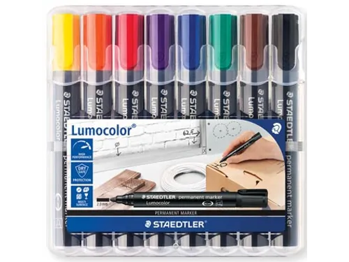 permanent marker Lumocolor 352, doos 8 stuks