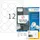 HERMA 4477 Verwijderbare etiketten A4 Rond 60mm Wit 1200 stuks