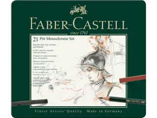 Pitt Monochrome set Faber-Castell 21-delig medium - 2