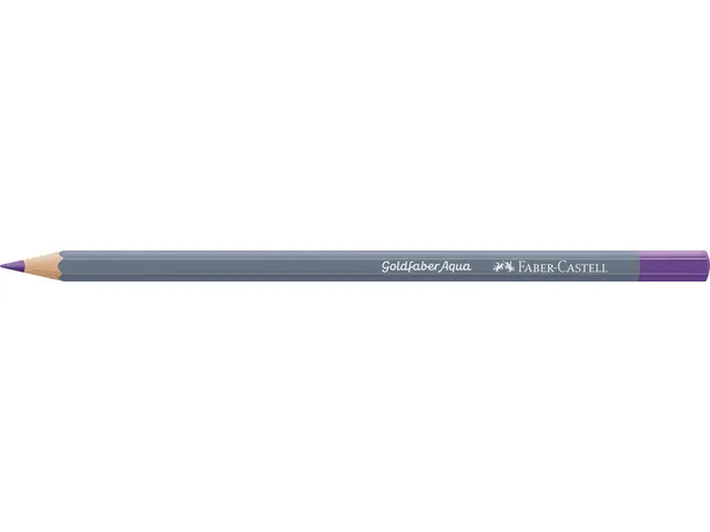 Crayon de couleur Aquarellable Faber-Castell Goldfaber 136 violet pour