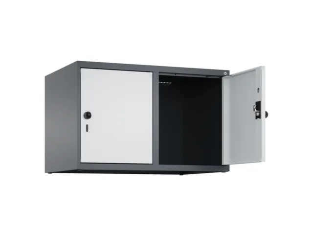 opzetkast,v. locker,2vak.,vak B 400mm,HxBxD 500x800x500mm,draaigrendel