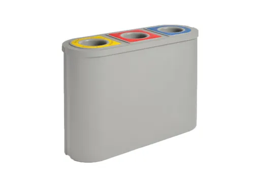 afvalverzamelstation,3x45l,HxBxD 755x1100x385mm,3opening(en)