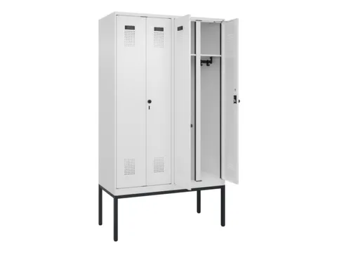 locker voor scheiding van kleding,HxBxD 2120x1200x500mm,4vak