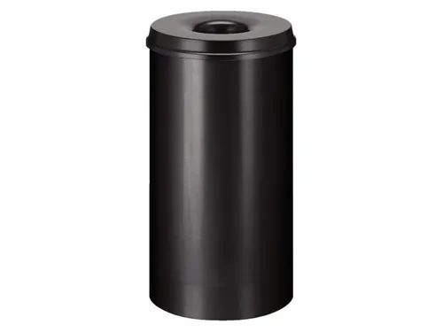 Papierbak met Vlamdover 50 liter 335mm x 63cm Zwart