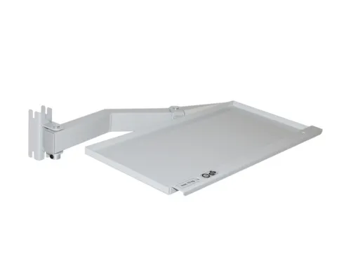 zwenkarm,v. werktafel,BxD 460x210mm,zwenkbaar/kantelbaar,staal,RAL7035