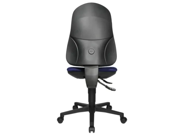 bureaustoel,synchroonmech.,zitting stof blauw,zitting H 420-550mm