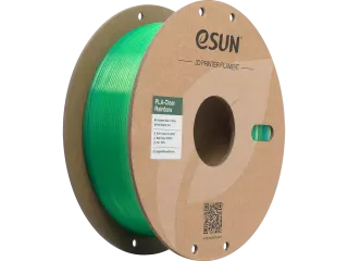 eSUN 3D printer Filament PLA-Clear 1,75mm Transparant Blauw Groen 1kg - 1